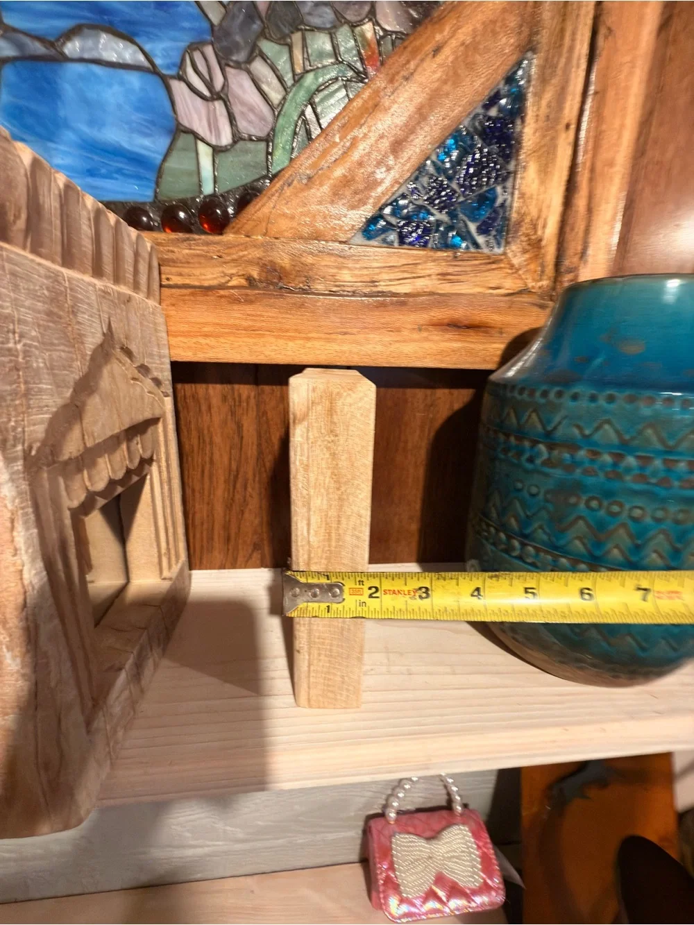 Hand-Carved Natural Wood Framed mirrors, created for inspiration of Architecture